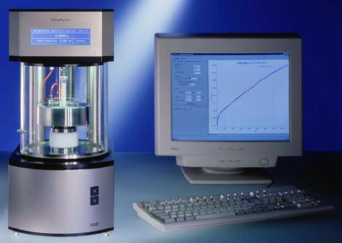Contact Angle Measuring Device: For treating the coal fines below -0.5mm the contact angle plays a major role in flotation, we can measure the contact angle of powder as well as coal blocks, surface tension, wettability and the settling rates can also be determined using this instrument.